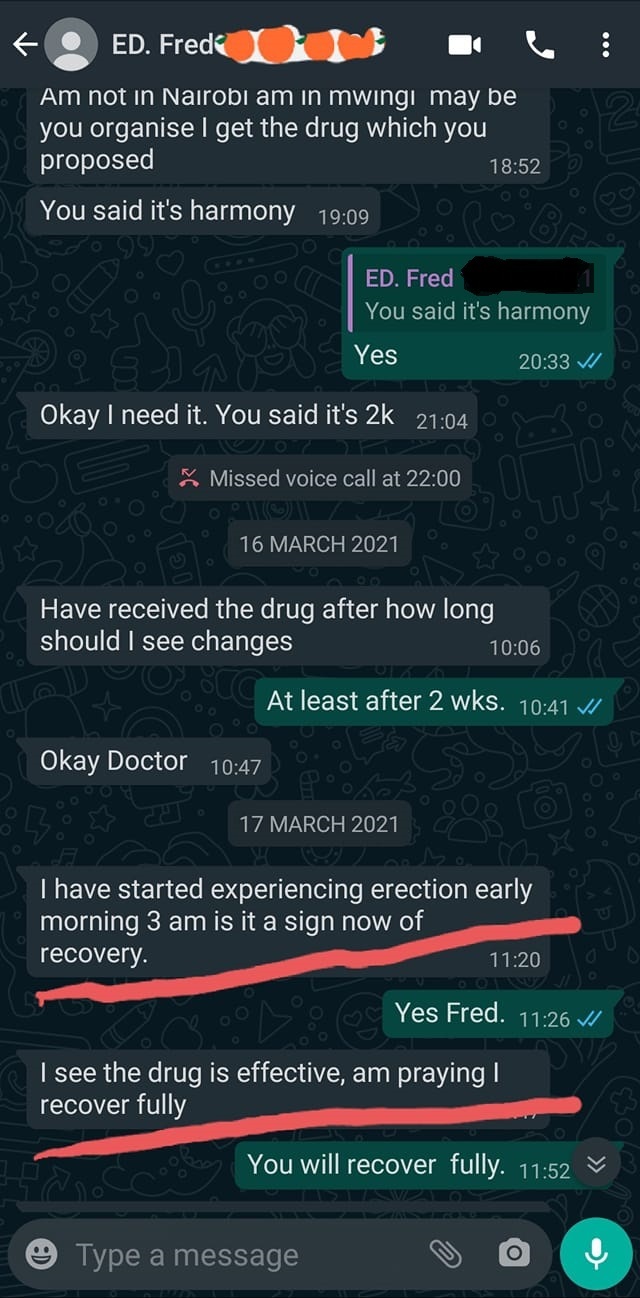 libido testimony